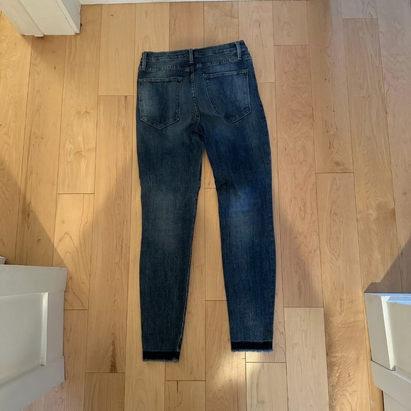 Frame Le High Skinny Blue Hem - Size 27 - Picture 4 of 5